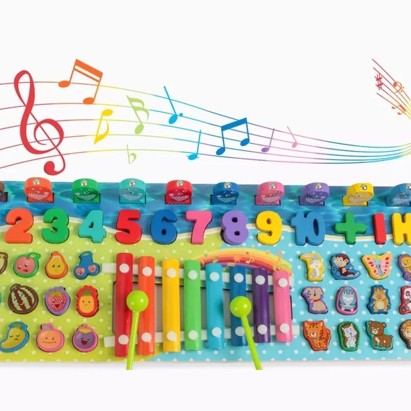 Educational learning puzzle with xylophone - Picture 5 of 6
